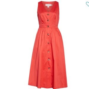 🆕 Ted Baker Ryylie Button Up MIDI Dress